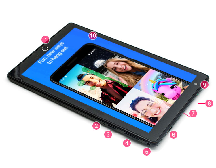 LansTB M8 3rd gen 8-inch Android tablet computer 32GB